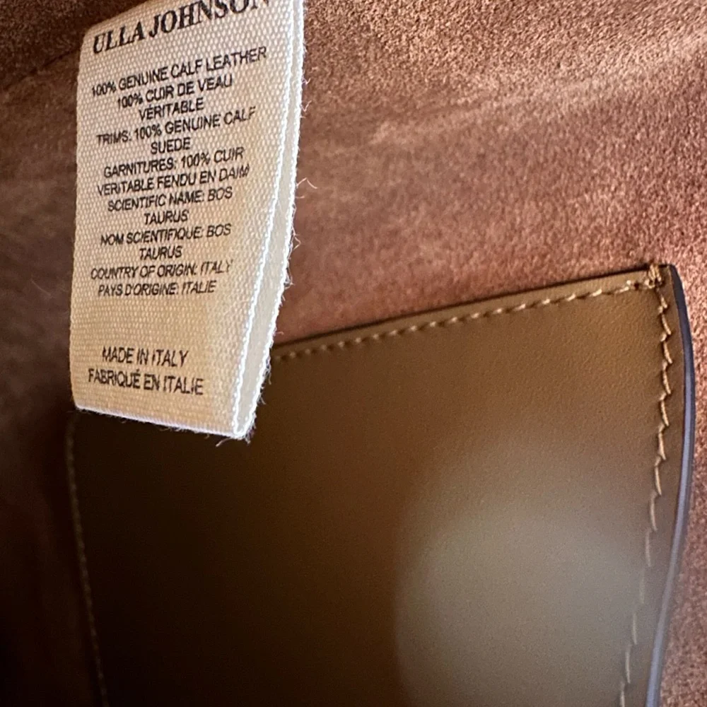 ULLA Johnson Elegant Tapenade Suede Bucket Bag 💼 Adorable Bag - Picture 4 of 16